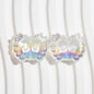 Plating 3D Crab Acrylic Beads 20mm Transparent Colorful 10pcs 6
