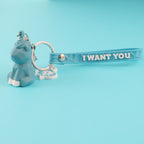 PVC Animal Keychain Cute Pastel Wild Animal Charm 6