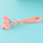 PVC Animal Keychain Cute Pastel Wild Animal Charm 10