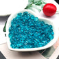 Czech Glass Beads Water Drop 9mm Colorful Translucent 50pcs 13