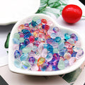 Czech Glass Beads Water Drop 9mm Colorful Translucent 50pcs 6