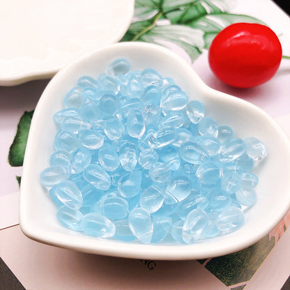 Czech Glass Beads Water Drop 9mm Colorful Translucent 50pcs 9
