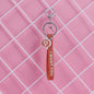 PVC Leather Rope Keychain Red I WANT YOU Embossed Lightbulb Charm 7