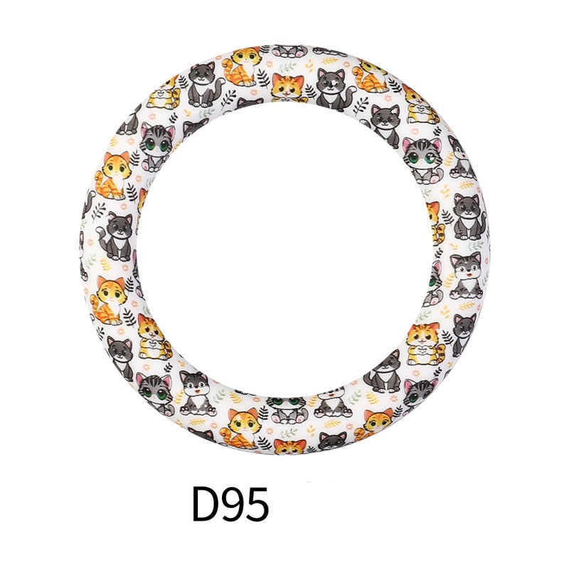 65mm Printing circular silicone rings 94