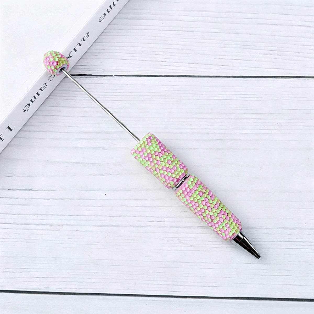 DIY Fluorescent AB Candy Color Rhinestones Beadable Pen 9