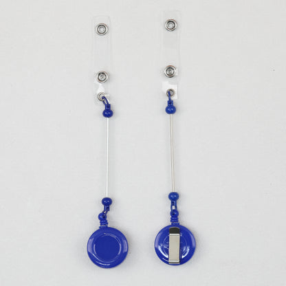 Beadable Badge Reels Retractable ID Keychain Clip