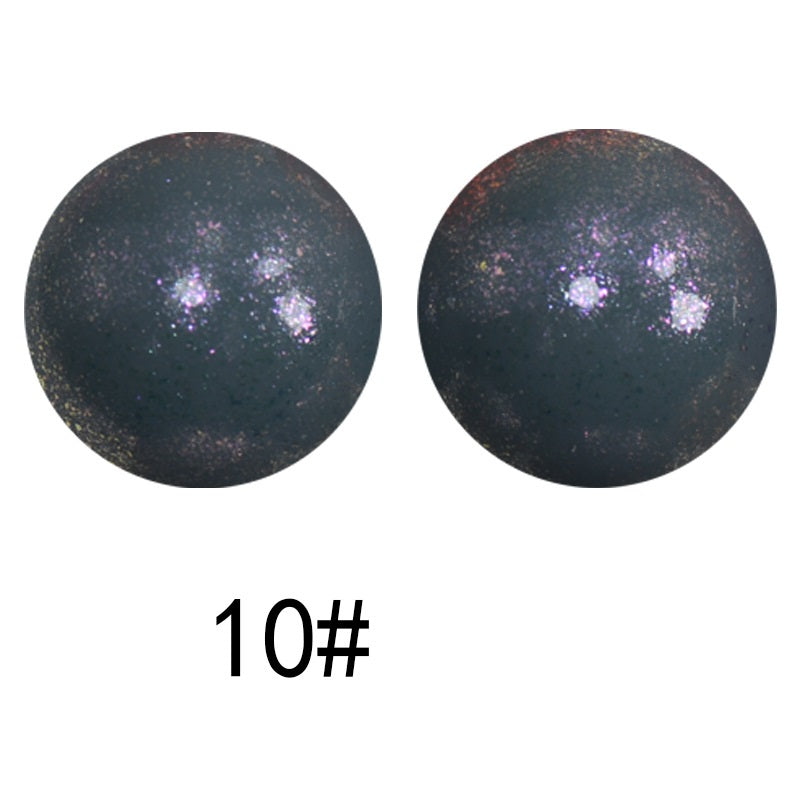 15mm Silicone Beads Sunlight Reactive Color-Shifting Finish 50pcs