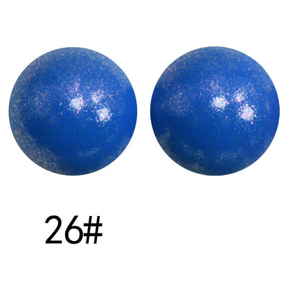 15mm Silicone Beads Sunlight Reactive Color-Shifting Finish 50pcs