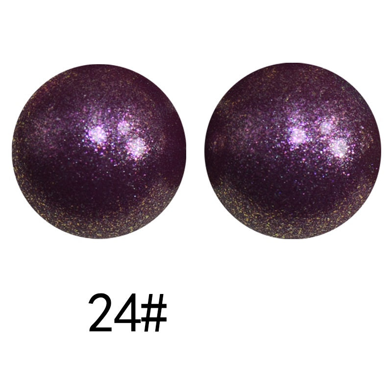15mm Silicone Beads Sunlight Reactive Color-Shifting Finish 50pcs