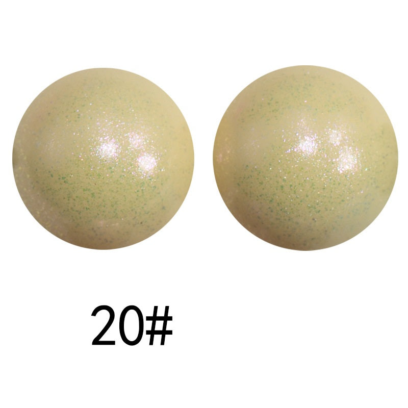 15mm Silicone Beads Sunlight Reactive Color-Shifting Finish 50pcs