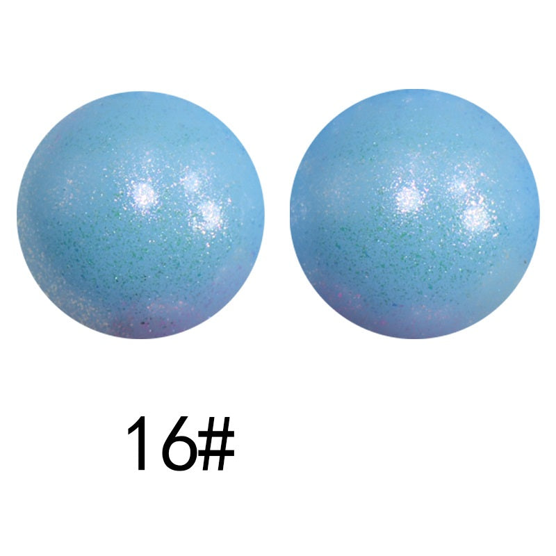 15mm Silicone Beads Sunlight Reactive Color-Shifting Finish 50pcs