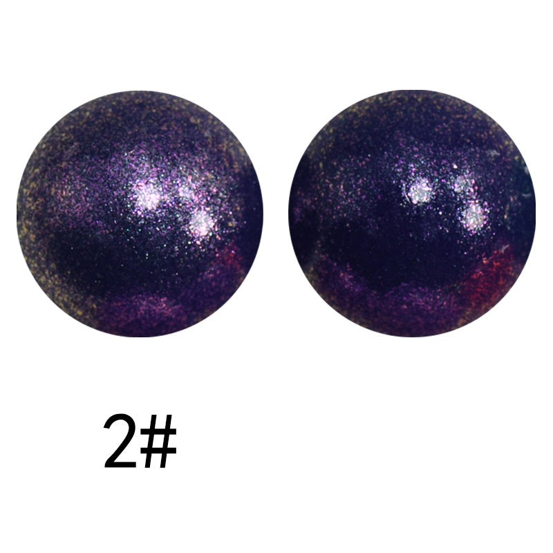 15mm Silicone Beads Sunlight Reactive Color-Shifting Finish 50pcs