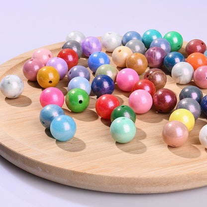 15mm Silicone Beads Sunlight Reactive Color-Shifting Finish 50pcs 5