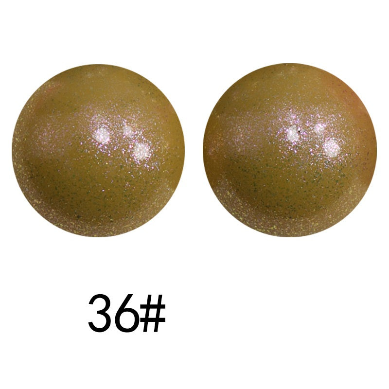 15mm Silicone Beads Sunlight Reactive Color-Shifting Finish 50pcs
