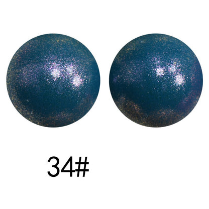 15mm Silicone Beads Sunlight Reactive Color-Shifting Finish 50pcs