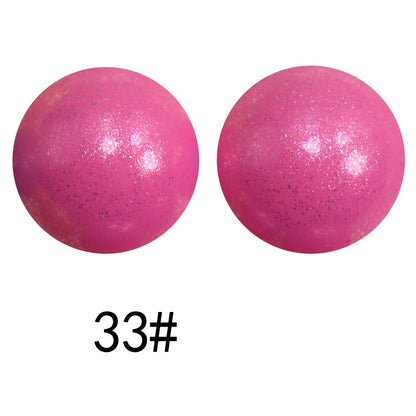 15mm Silicone Beads Sunlight Reactive Color-Shifting Finish 50pcs