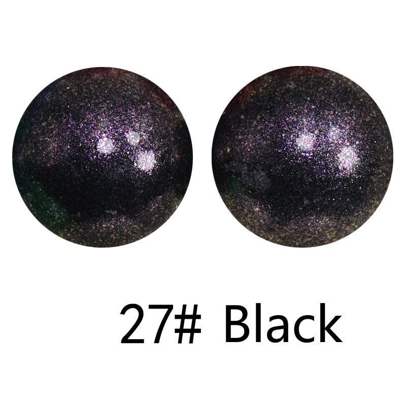 15mm Silicone Beads Sunlight Reactive Color-Shifting Finish 50pcs