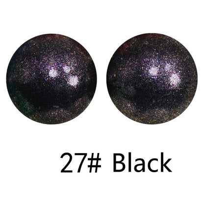 15mm Silicone Beads Sunlight Reactive Color-Shifting Finish 50pcs
