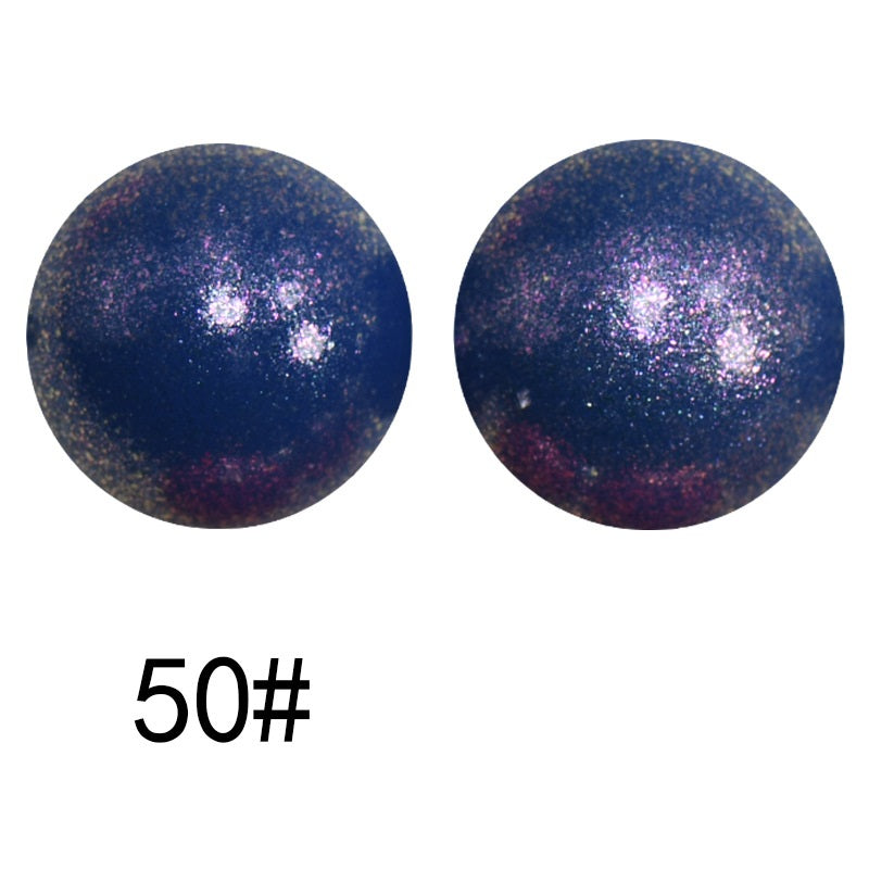 15mm Silicone Beads Sunlight Reactive Color-Shifting Finish 50pcs