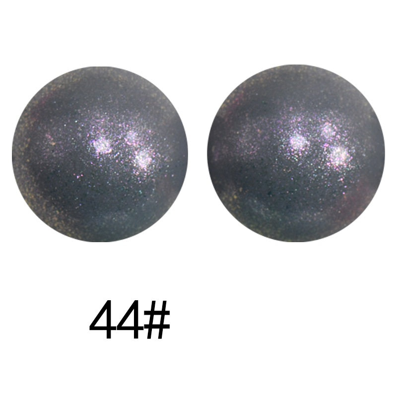 15mm Silicone Beads Sunlight Reactive Color-Shifting Finish 50pcs