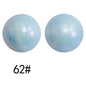 15mm Silicone Beads Sunlight Reactive Color-Shifting Finish 50pcs