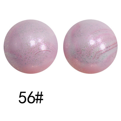 15mm Silicone Beads Sunlight Reactive Color-Shifting Finish 50pcs