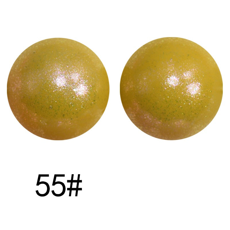 15mm Silicone Beads Sunlight Reactive Color-Shifting Finish 50pcs