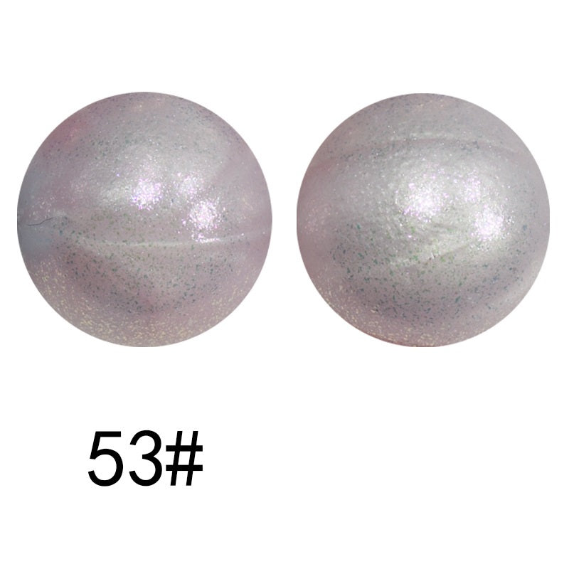 15mm Silicone Beads Sunlight Reactive Color-Shifting Finish 50pcs