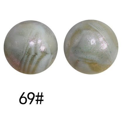 15mm Silicone Beads Sunlight Reactive Color-Shifting Finish 50pcs