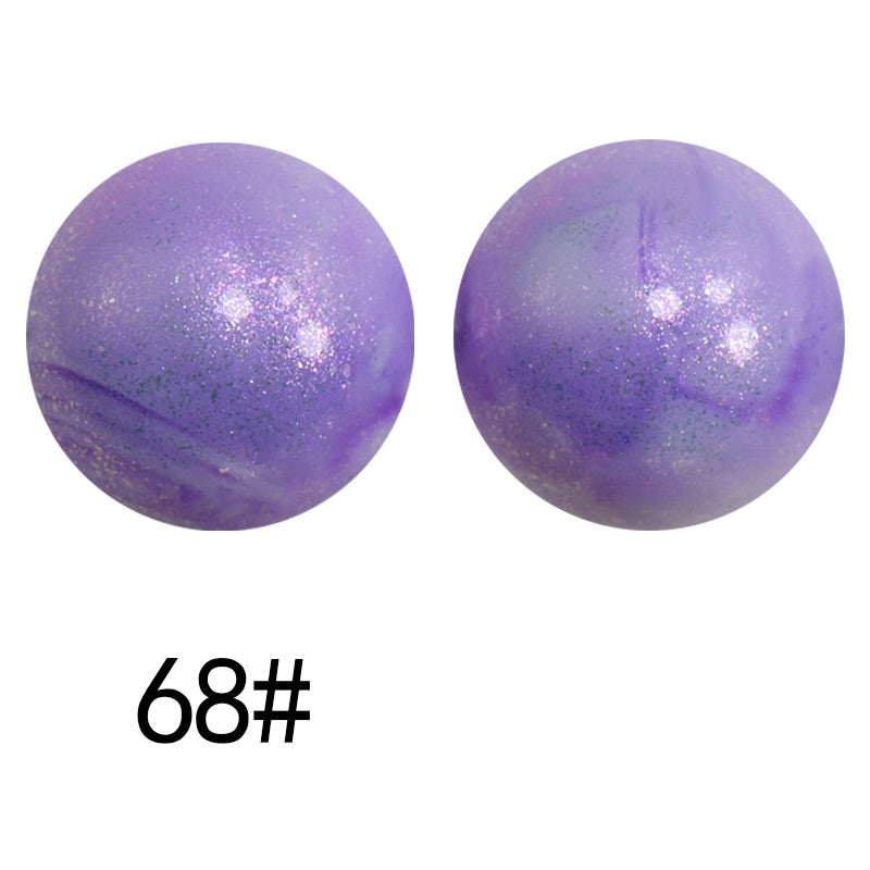 15mm Silicone Beads Sunlight Reactive Color-Shifting Finish 50pcs