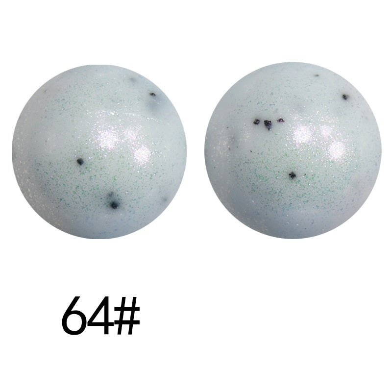 15mm Silicone Beads Sunlight Reactive Color-Shifting Finish 50pcs