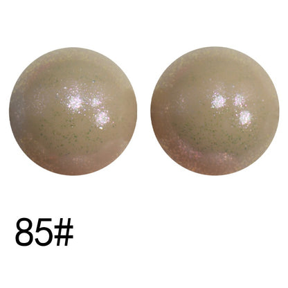 15mm Silicone Beads Sunlight Reactive Color-Shifting Finish 50pcs