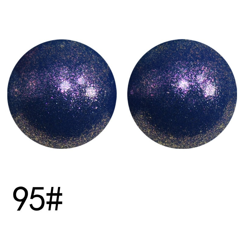 15mm Silicone Beads Sunlight Reactive Color-Shifting Finish 50pcs