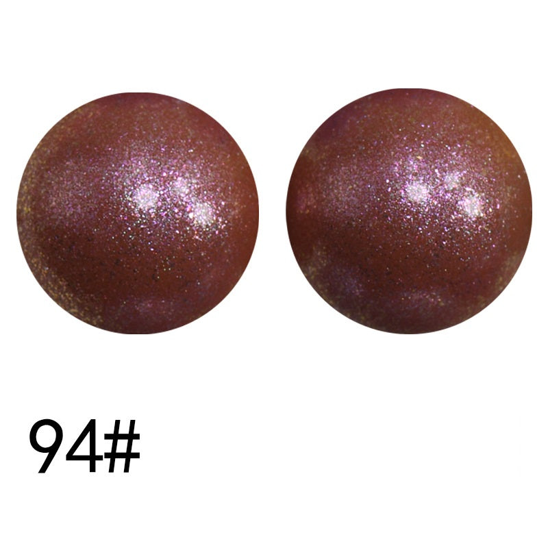 15mm Silicone Beads Sunlight Reactive Color-Shifting Finish 50pcs