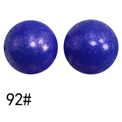 15mm Silicone Beads Sunlight Reactive Color-Shifting Finish 50pcs