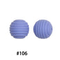 Honeycomb 15mm Silicone Beads Solid Color Textured Matte Finish 50pcs