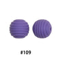 Honeycomb 15mm Silicone Beads Solid Color Textured Matte Finish 50pcs