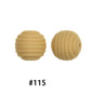 Honeycomb 15mm Silicone Beads Solid Color Textured Matte Finish 50pcs