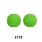 Honeycomb 15mm Silicone Beads Solid Color Textured Matte Finish 50pcs