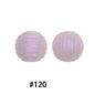 Honeycomb 15mm Silicone Beads Solid Color Textured Matte Finish 50pcs