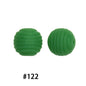 Honeycomb 15mm Silicone Beads Solid Color Textured Matte Finish 50pcs