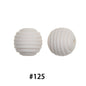 Honeycomb 15mm Silicone Beads Solid Color Textured Matte Finish 50pcs