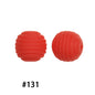 Honeycomb 15mm Silicone Beads Solid Color Textured Matte Finish 50pcs