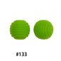 Honeycomb 15mm Silicone Beads Solid Color Textured Matte Finish 50pcs