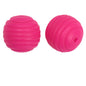 Honeycomb 15mm Silicone Beads Solid Color Textured Matte Finish 50pcs