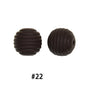 Honeycomb 15mm Silicone Beads Solid Color Textured Matte Finish 50pcs