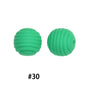 Honeycomb 15mm Silicone Beads Solid Color Textured Matte Finish 50pcs