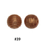 Honeycomb 15mm Silicone Beads Solid Color Textured Matte Finish 50pcs