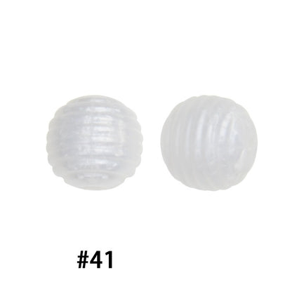Honeycomb 15mm Silicone Beads Solid Color Textured Matte Finish 50pcs