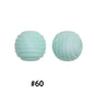 Honeycomb 15mm Silicone Beads Solid Color Textured Matte Finish 50pcs